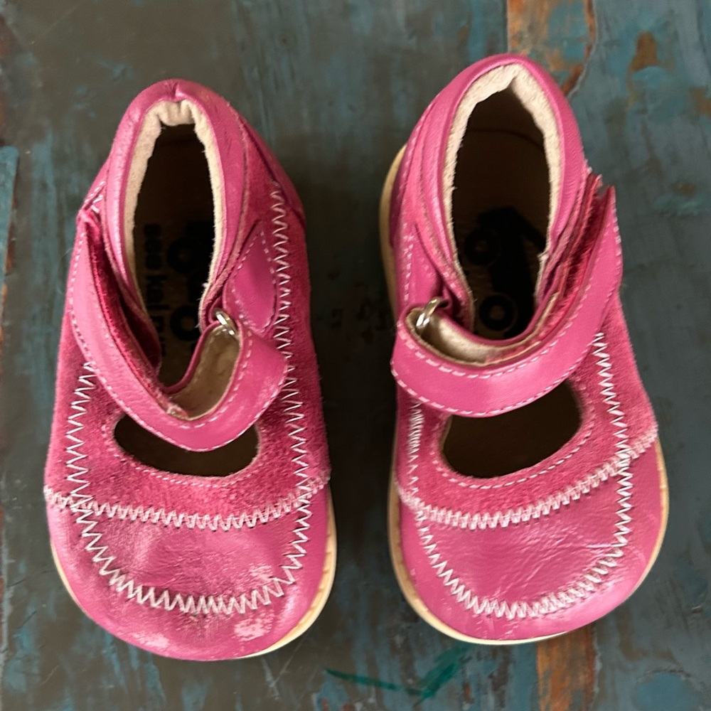 See Kai Run shoes Mary Jane suede pink size 3 infant